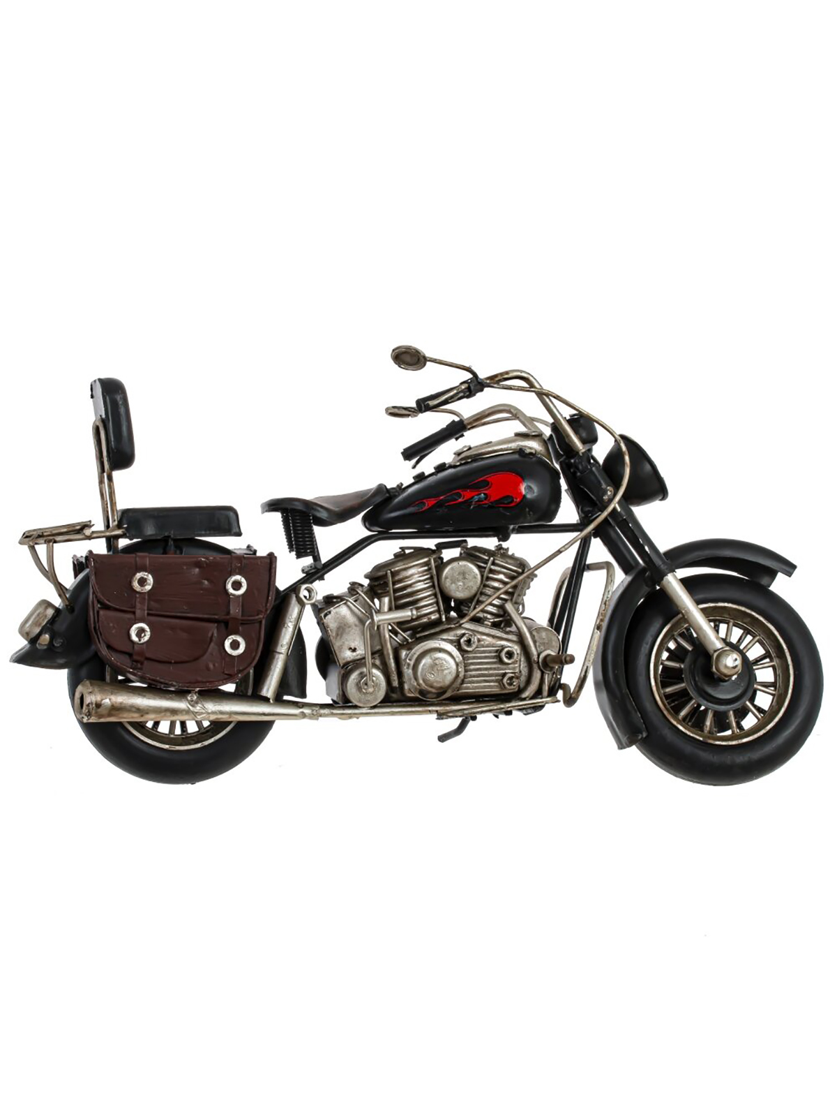 

Изделие декоративное Remecoclub Мотоцикл, металлическое, 15x27x9 см, Коричневый