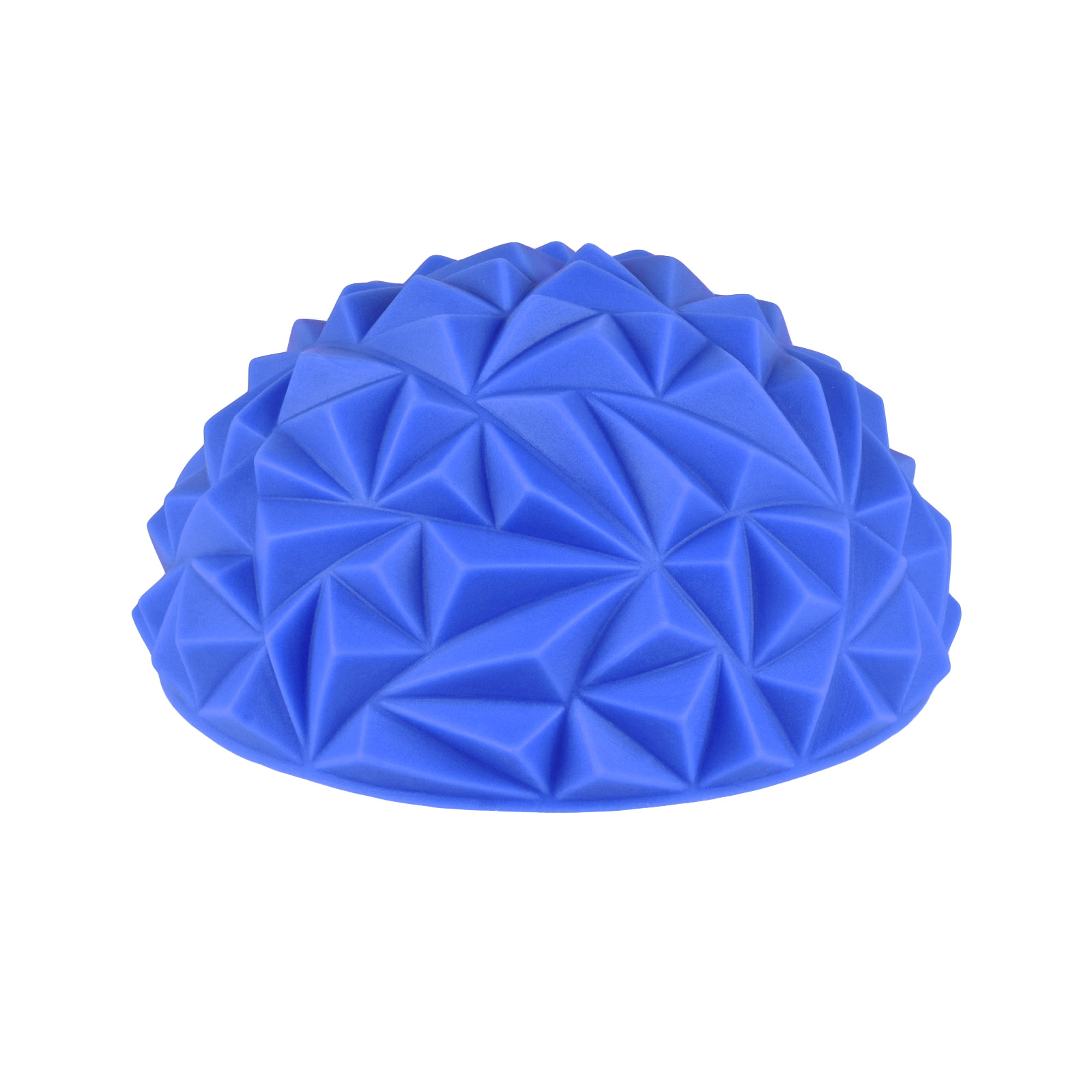 Массажер балансировочный, полусфера надувная CLIFF Кристалл 16см, синяя