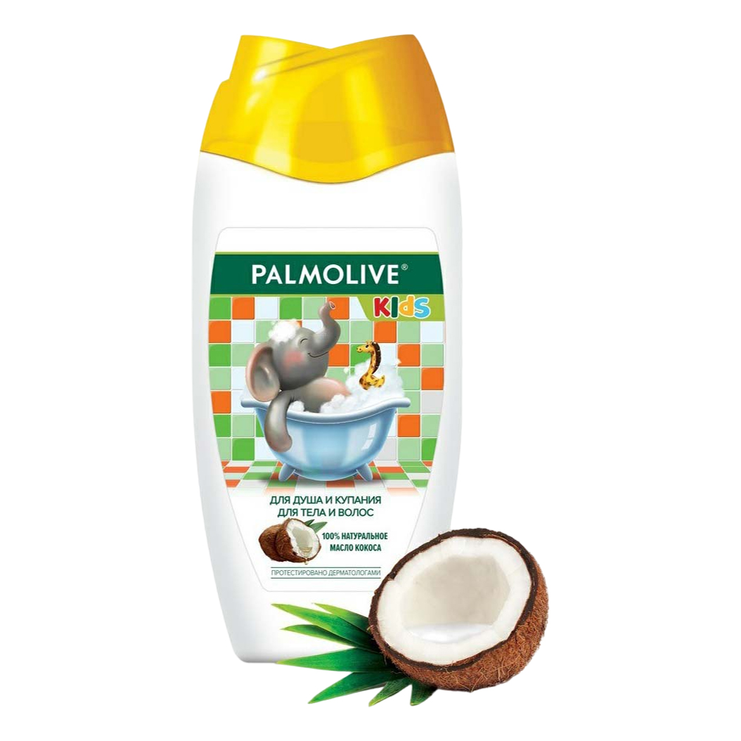 фото Гель для душа и купания palmolive kids с маслом кокоса 250 мл