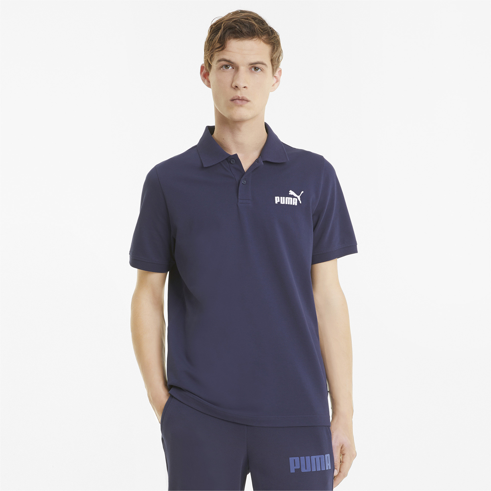 

Футболка-поло мужская PUMA 58667406 синяя 2XL, 58667406