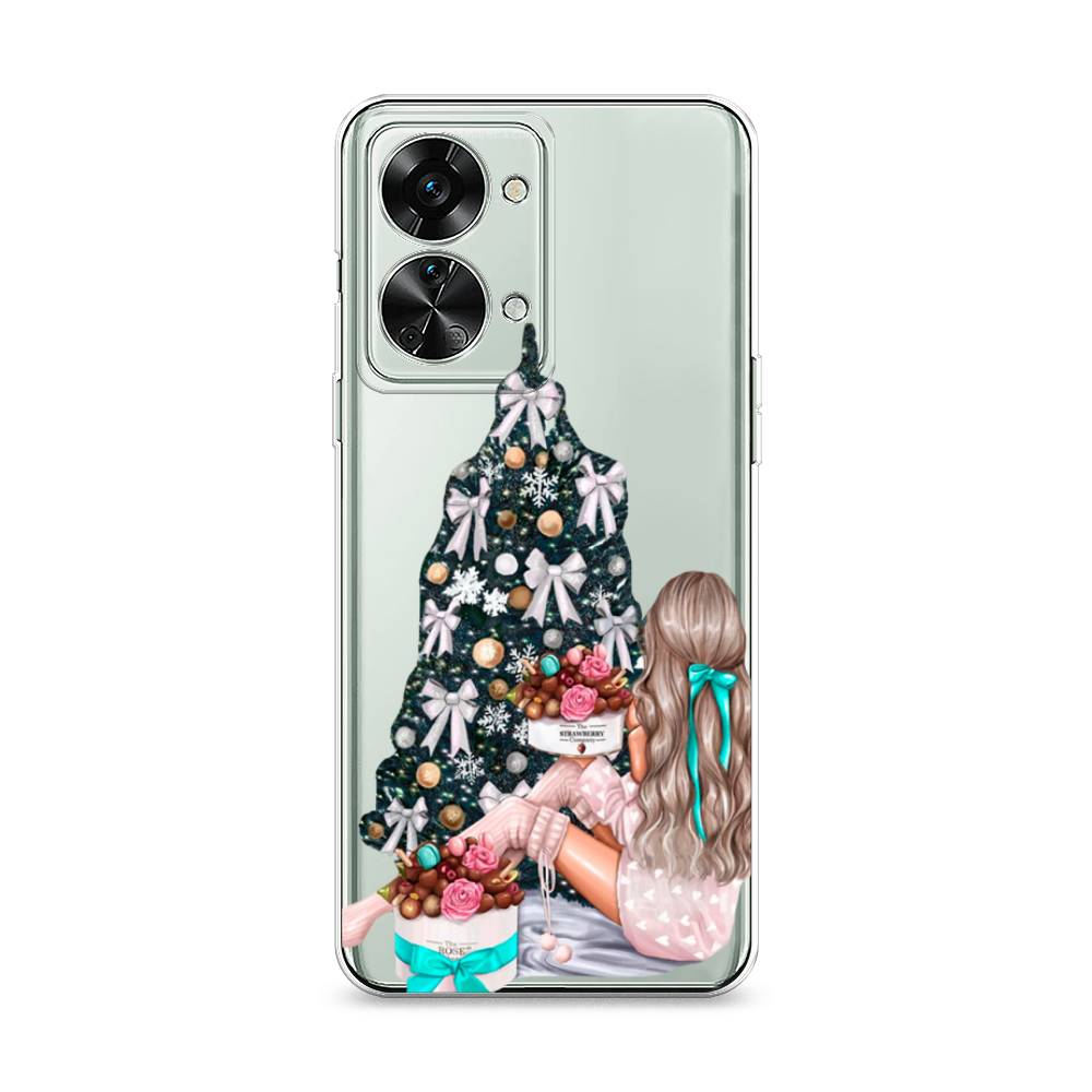 

Чехол на OnePlus Nord 2T "New Year", Зеленый;бежевый;голубой, 153250-5