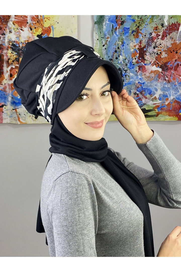 

Тюрбан женский Butik Ambar 7ARLKSPSL61 черный, 7ARLKSPSL61