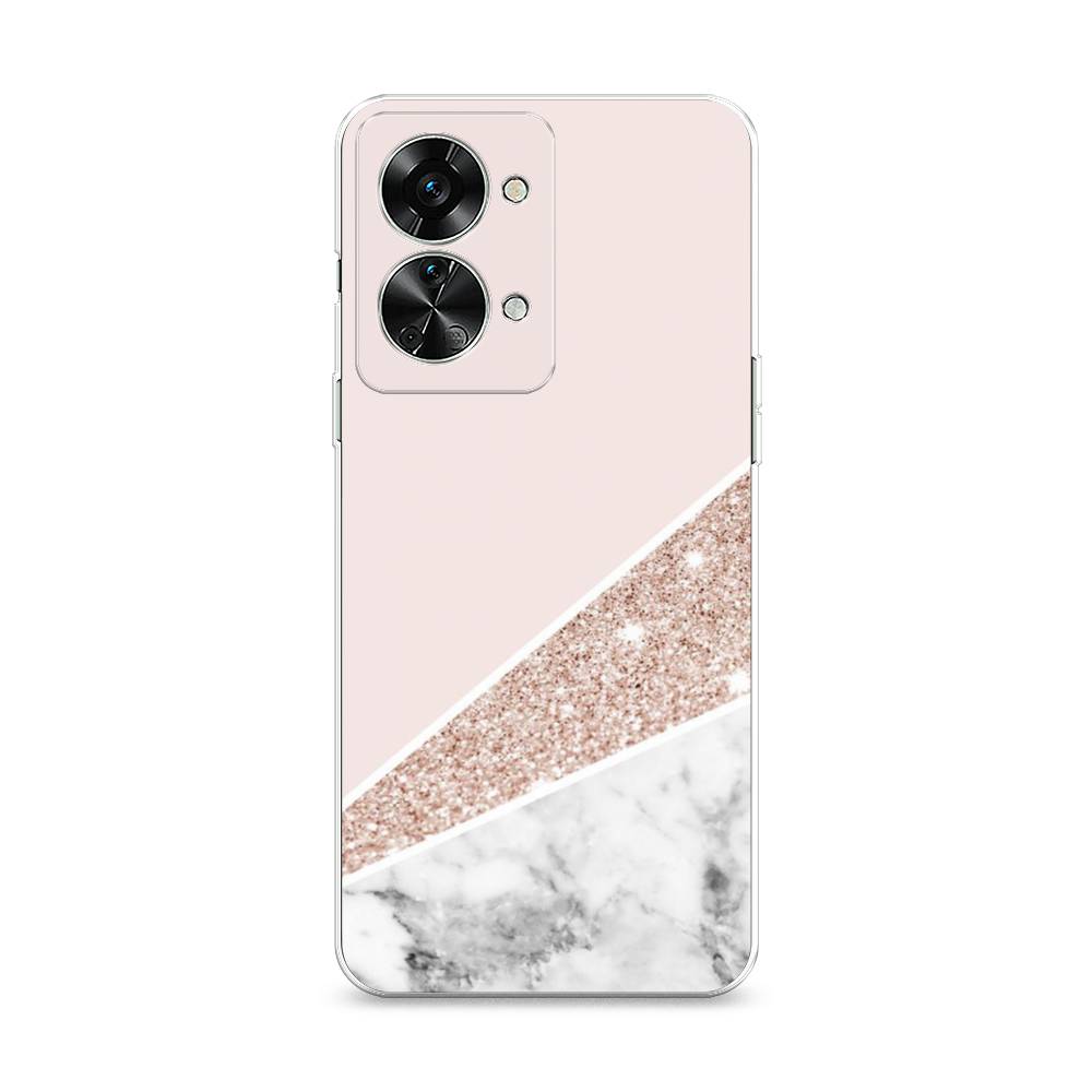 

Чехол на OnePlus Nord 2T "Блестящий розовый мрамор", 153250-3