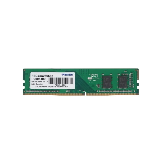 

Оперативная память Patriot Signature 4Gb DDR4 2666MHz (PSD44G266682), PSD44G266682