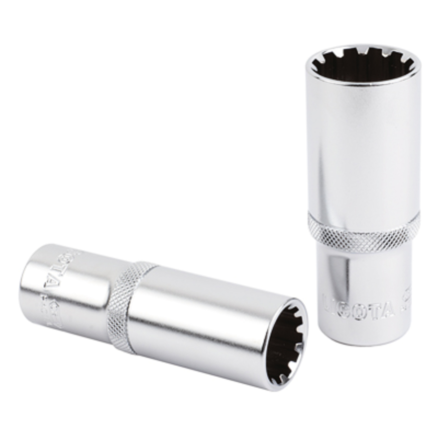 

Головка торцевая глубокая spline 1/4" 12 мм Licota P2012L