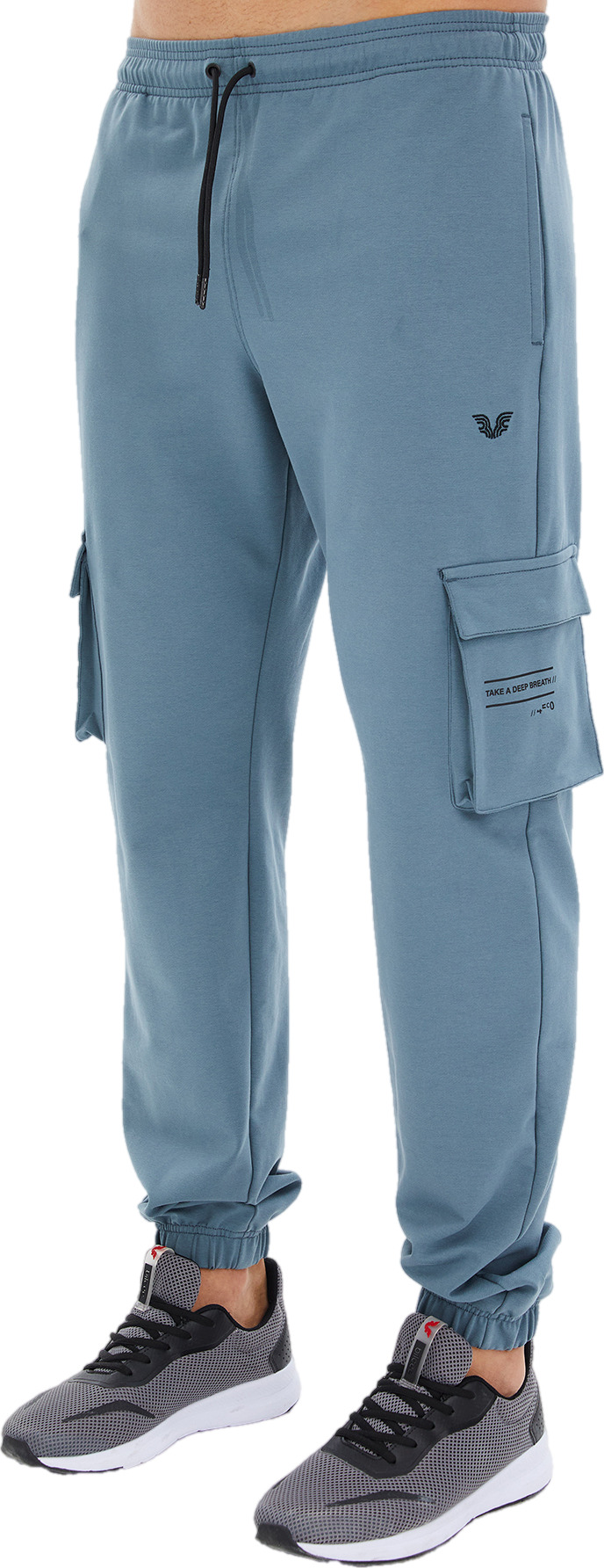 Спортивные брюки мужские Bilcee Men Knitting Pants синие L