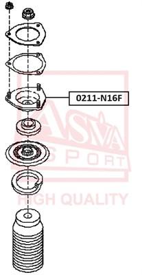 

Опора Переднего Амортизатора Nissаn Аlмеrа N16 (Uкр) ASVA 0211n16f