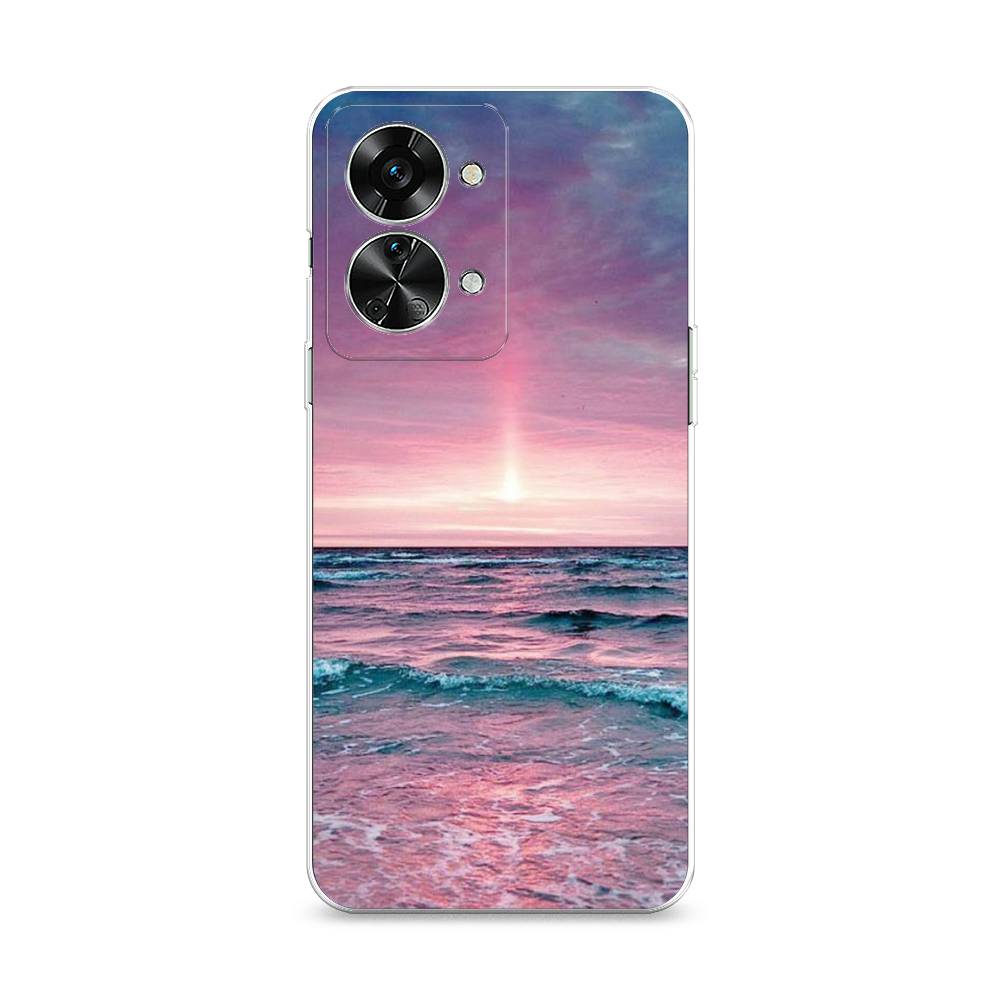 

Чехол на OnePlus Nord 2T "Восход 3", Розовый;голубой, 153250-2