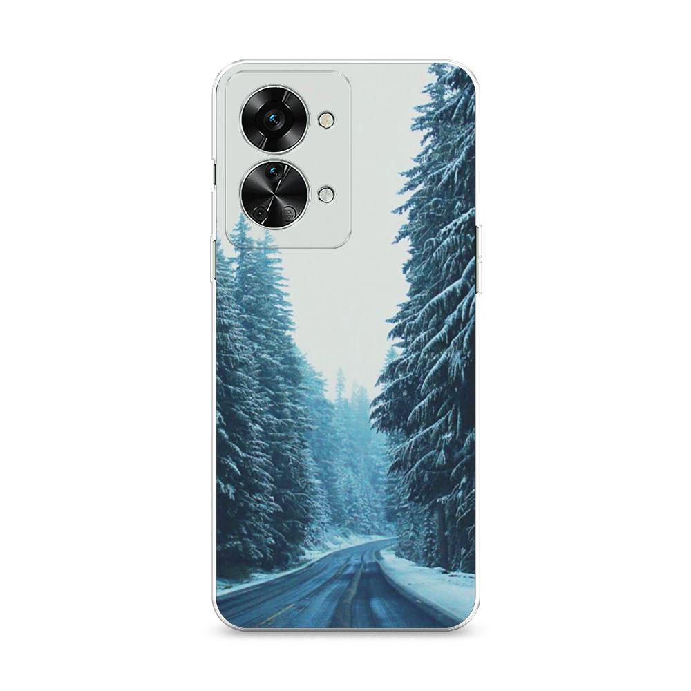 

Чехол на OnePlus Nord 2T "Зима 9", Бежевый;голубой;черный, 153250-2