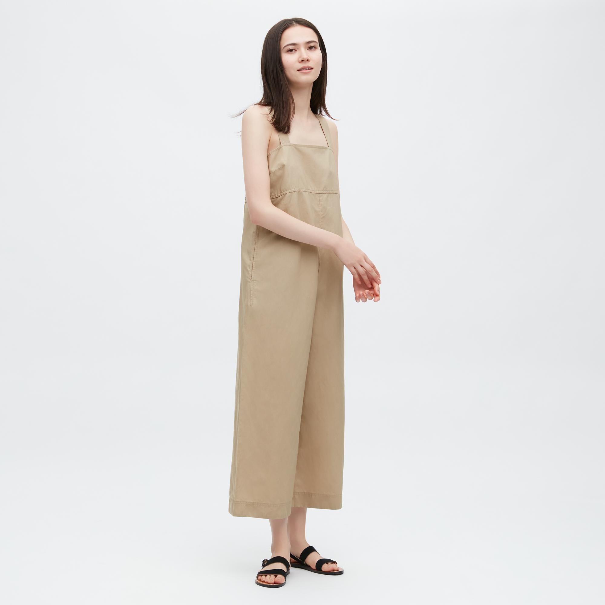 

Комбинезон женский UNIQLO 455669COL31 бежевый L (доставка из-за рубежа), 455669COL31