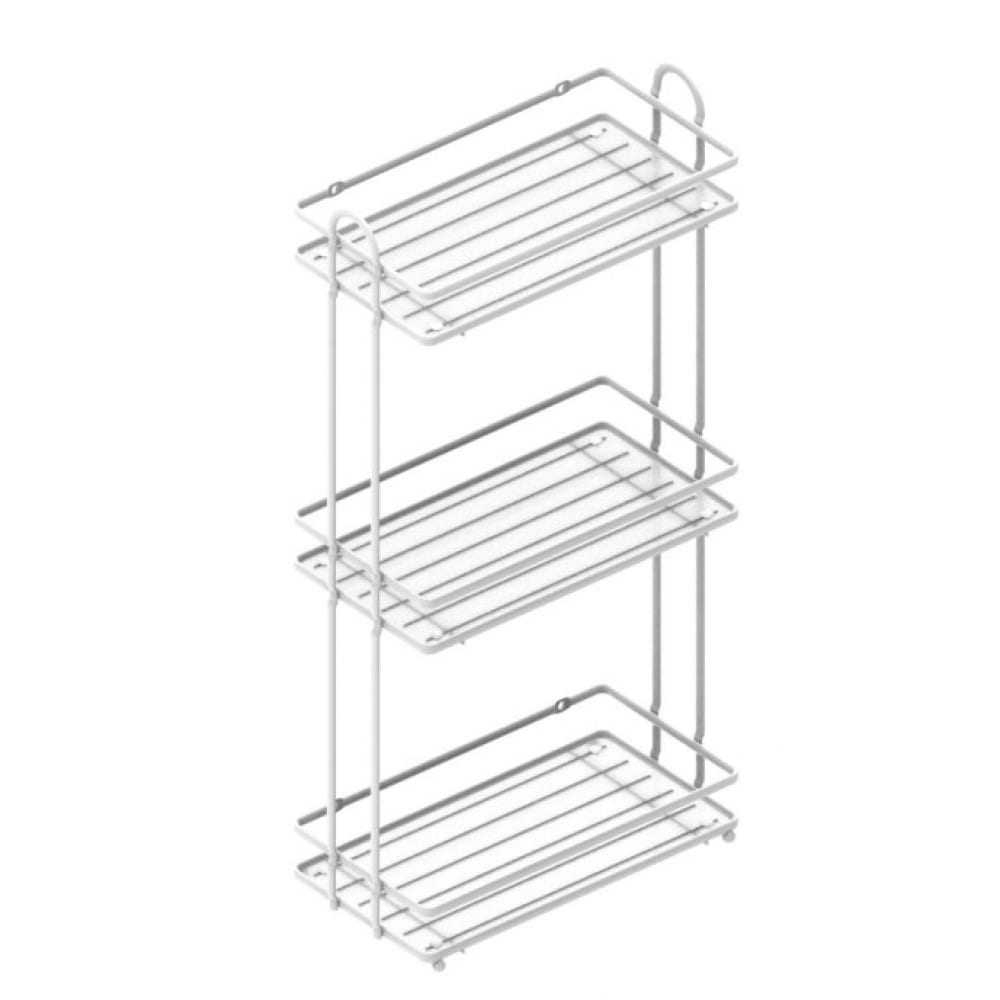

Полка для ванной Swensa Termo, 3-х ярусная, 29 x 15 x 58,5 см, белая