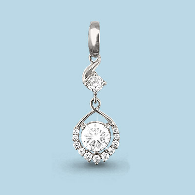 

Подвеска из серебра с фианитом Aquamarine Aquamarine 22987А_925_з, 22987А_925_з