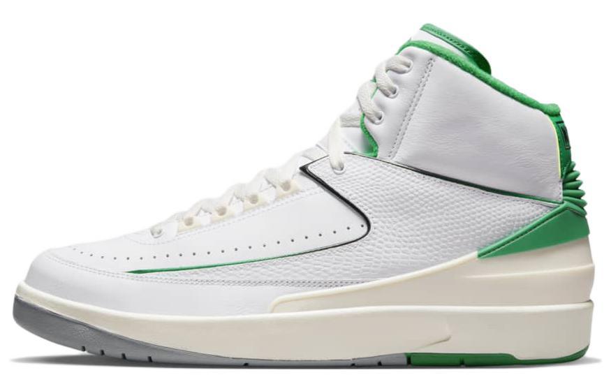 

Кеды унисекс Jordan Air Jordan 2 Lucky Green белые 43 EU, Белый, Air Jordan 2 Lucky Green