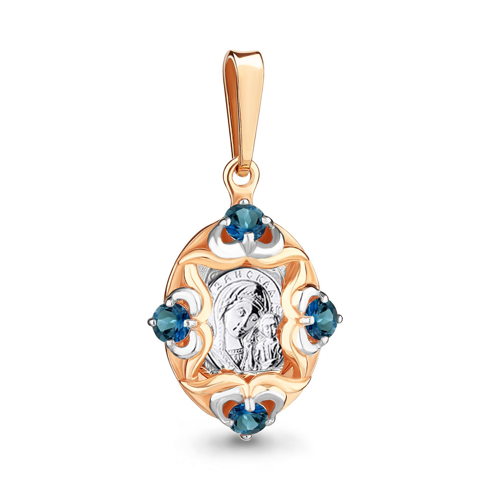 

Кулон из серебра с топазом Aquamarine Aquamarine 2226908_925_з, 2226908_925_з