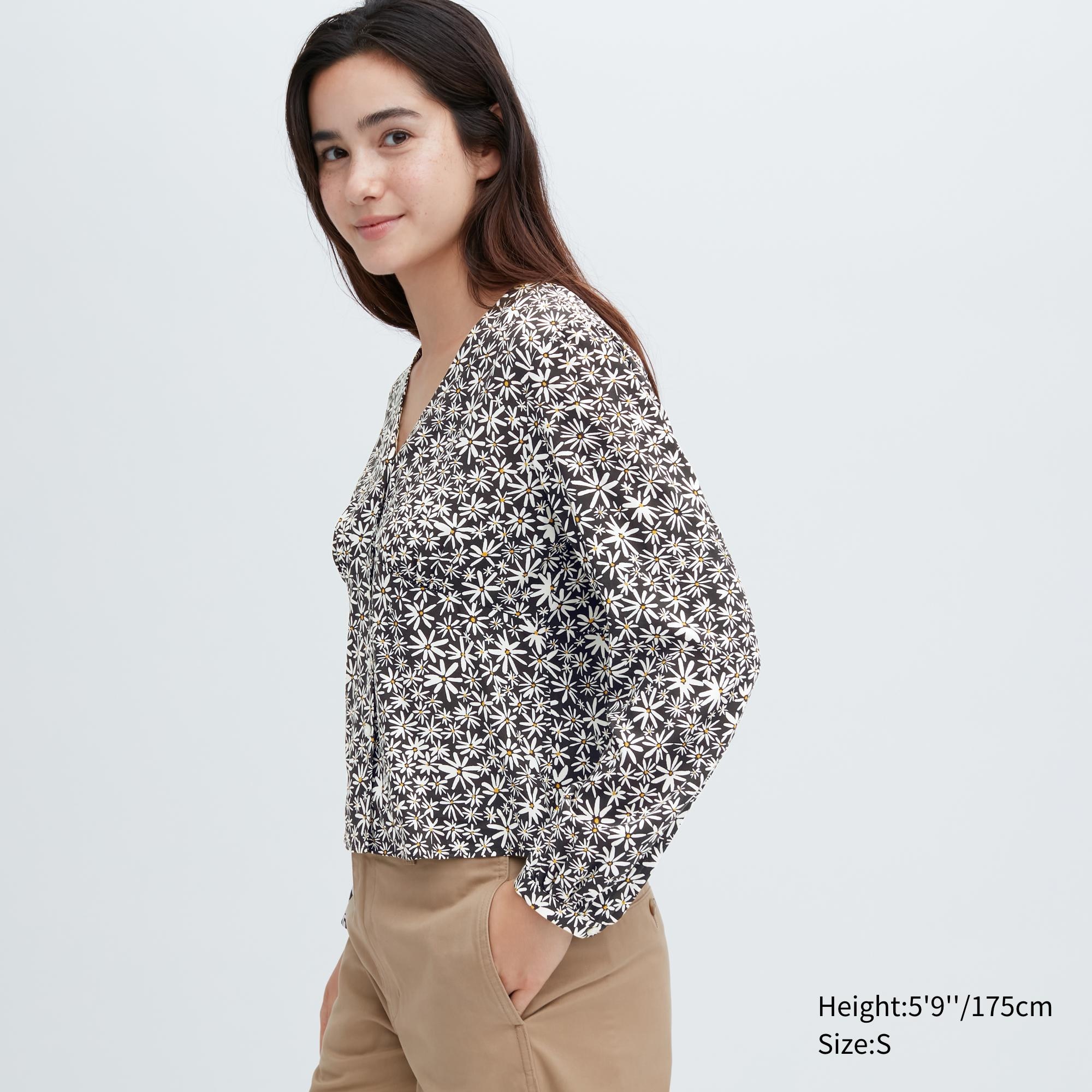 

Блуза женская UNIQLO 455738COL09 черная XS (доставка из-за рубежа), 455738COL09