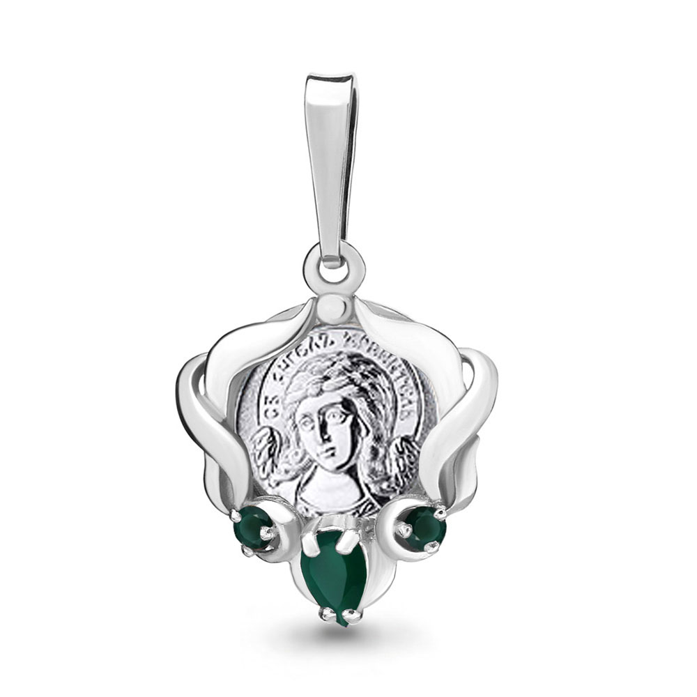 

Кулон из серебра с агатом Aquamarine Aquamarine 2226809_925_р, 2226809_925_р