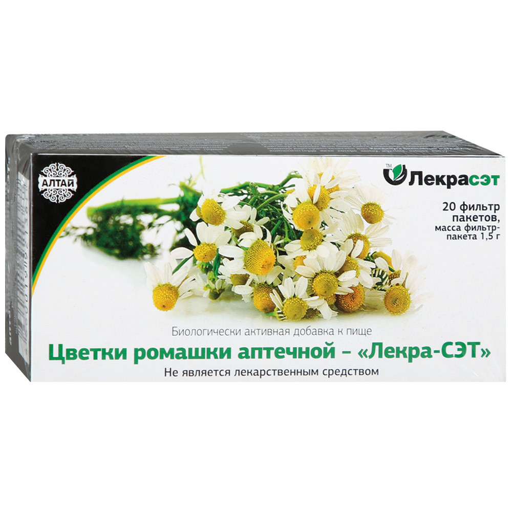 

Ромашка Лекра цветки фильтр-пакеты 20 шт.