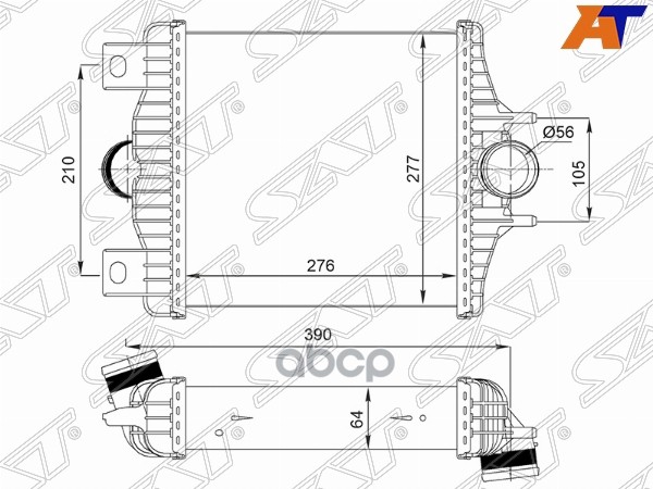 

Интеркуллер Land Rover Range Rover 12-/Range Rover Sport 13- SAT ST2110006