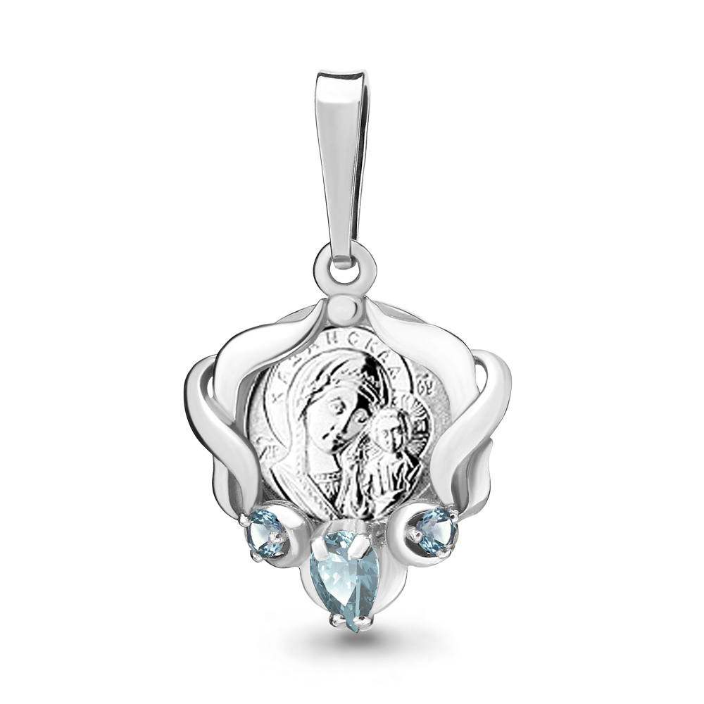 

Кулон из серебра с топазом Aquamarine Aquamarine 2226605_925_р, 2226605_925_р