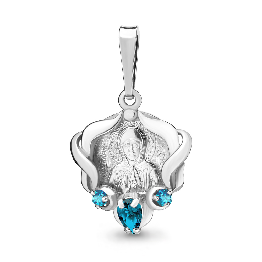 

Кулон из серебра с топазом Aquamarine Aquamarine 2226405_925_р, 2226405_925_р