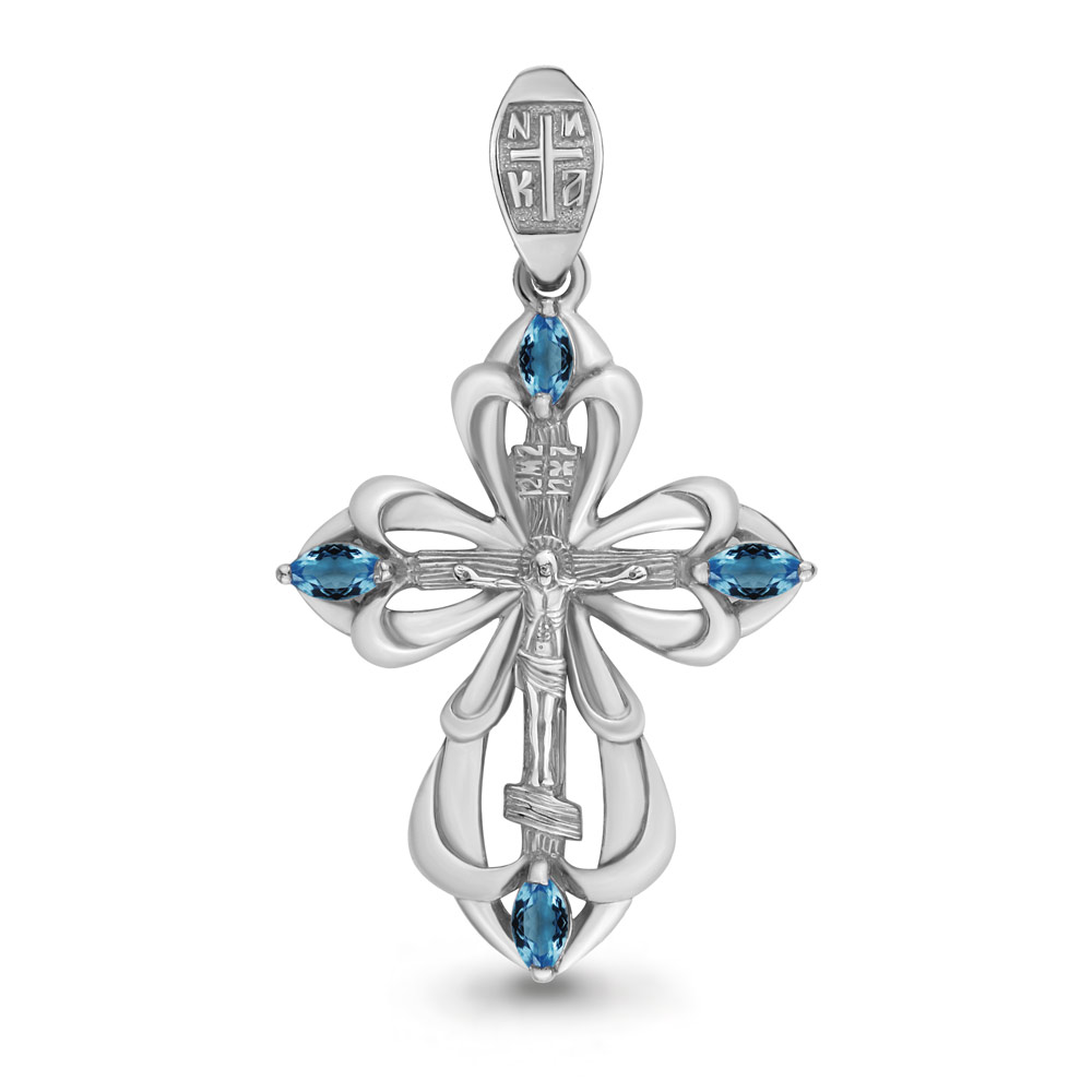 

Кулон из серебра с топазом Aquamarine Aquamarine 2226308_925_р, 2226308_925_р