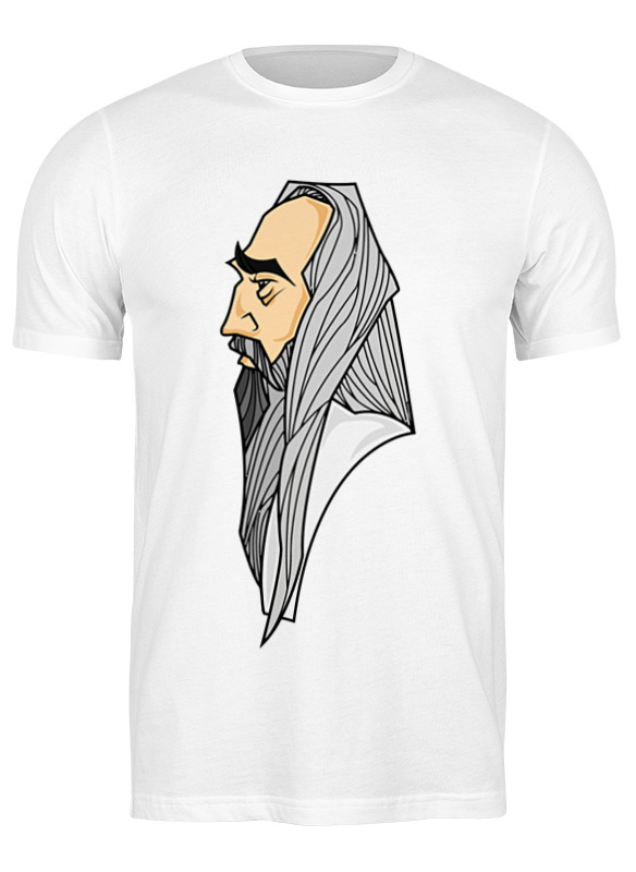 

Футболка мужская Printio Саруман (saruman) белая M, Белый, Саруман (saruman)