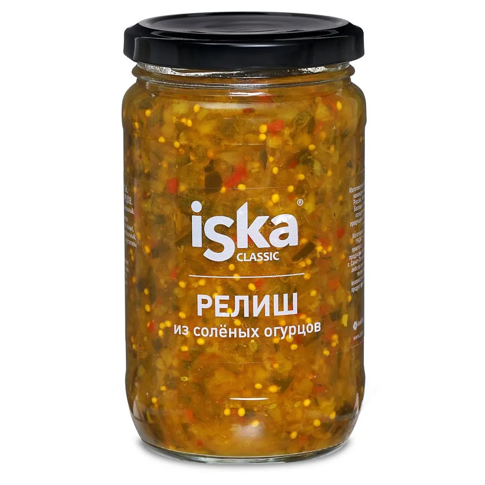 Набор Iska соус Релиш, из солёных огурцов, 3x350 г, 1 шт.