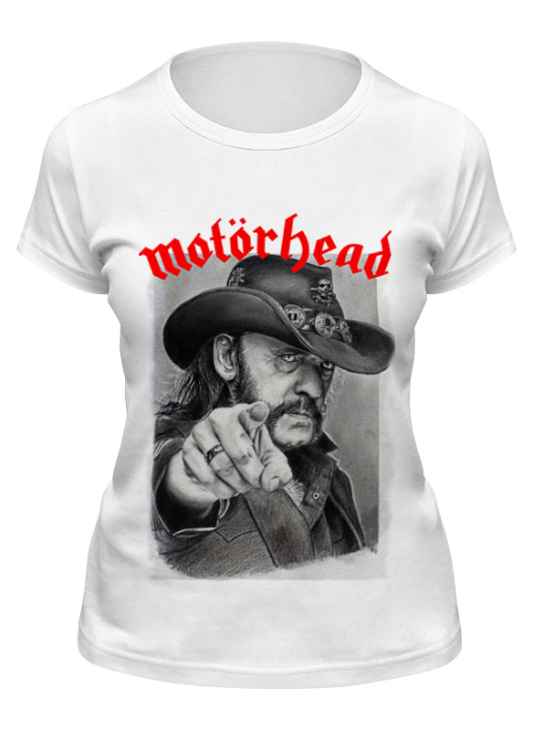 

Футболка женская Printio Motorhead белая M, Белый, Motorhead