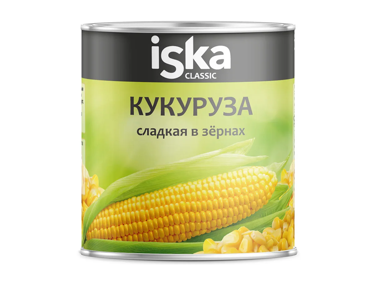 Набор Iska кукуруза, 3x400 г, 1 шт.