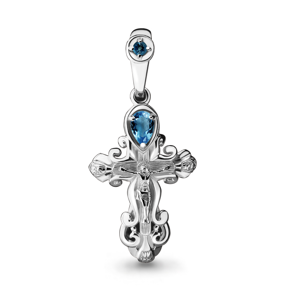 

Кулон из серебра с топазом Aquamarine Aquamarine 2225308_925_р, 2225308_925_р