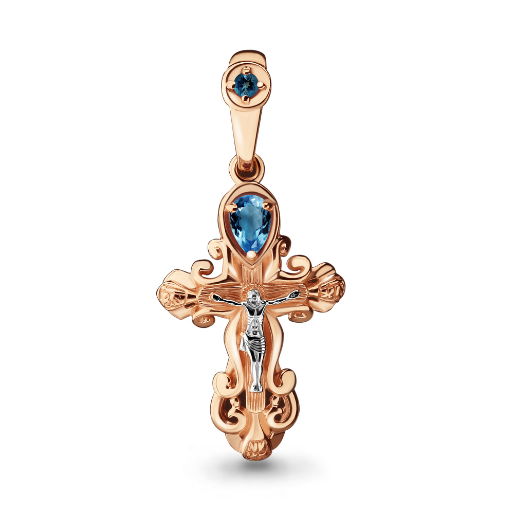 

Кулон из серебра с топазом Aquamarine Aquamarine 2225308_925_з, 2225308_925_з
