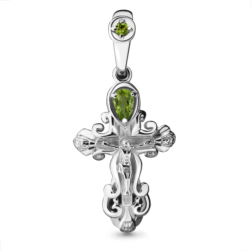 

Кулон из серебра с хризолитом Aquamarine Aquamarine 2225307_925_р, 2225307_925_р