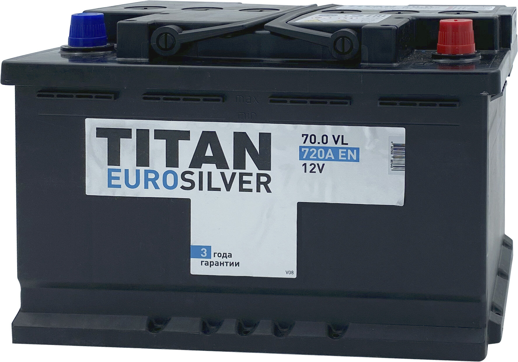 

Аккумулятор TITAN EURO SILVER 70 Ач 720 А обратная полярность, EURO SILVER