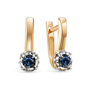 

Серьги из золота с сапфиром БР221742 Delta, БР221742