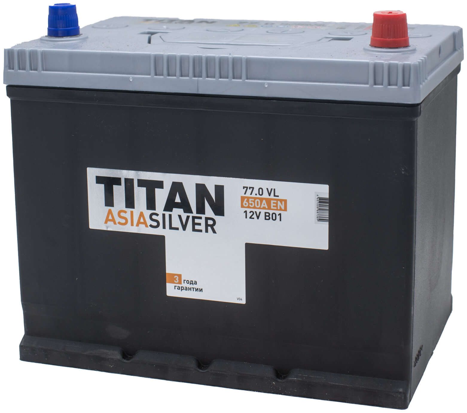 

Аккумулятор TITAN ASIA SILVER 77 Ач 650 А обратная полярность, ASIA SILVER