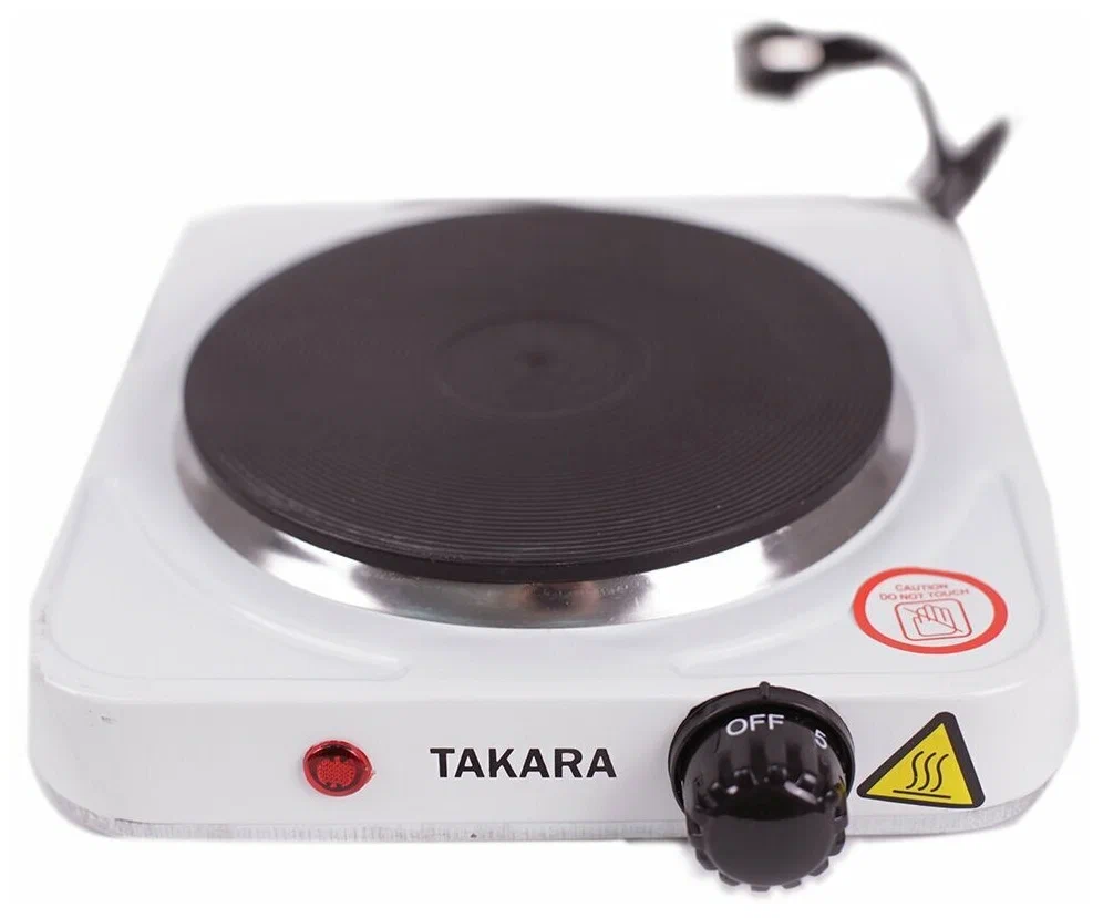 

Настольная электрическая плитка TAKARA HP-1020B белый, HP-1020B