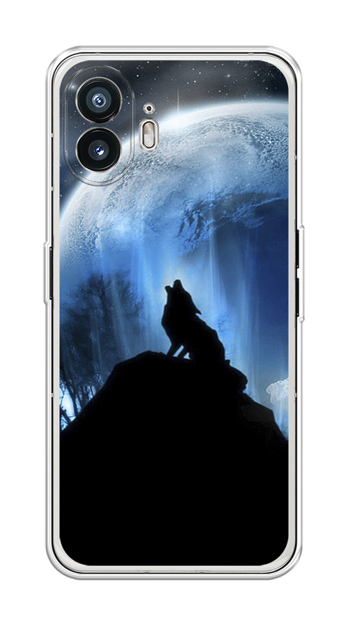 

Чехол на Nothing Phone (2) "Волк 2", Синий;черный;белый, 3300250-1