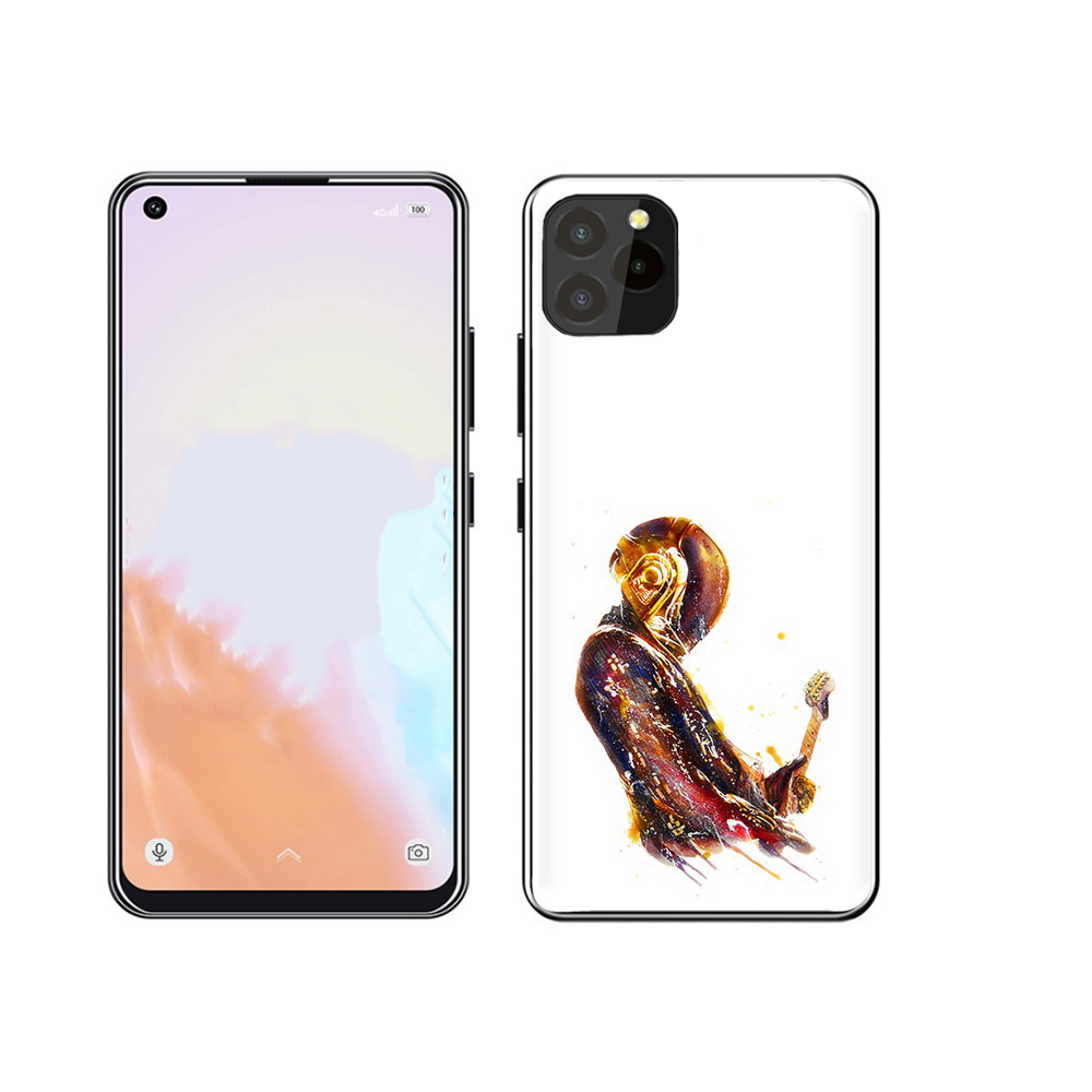 

Чехол MyPads Tocco для Oukitel C21 Pro космо-музыкант, Прозрачный, Tocco