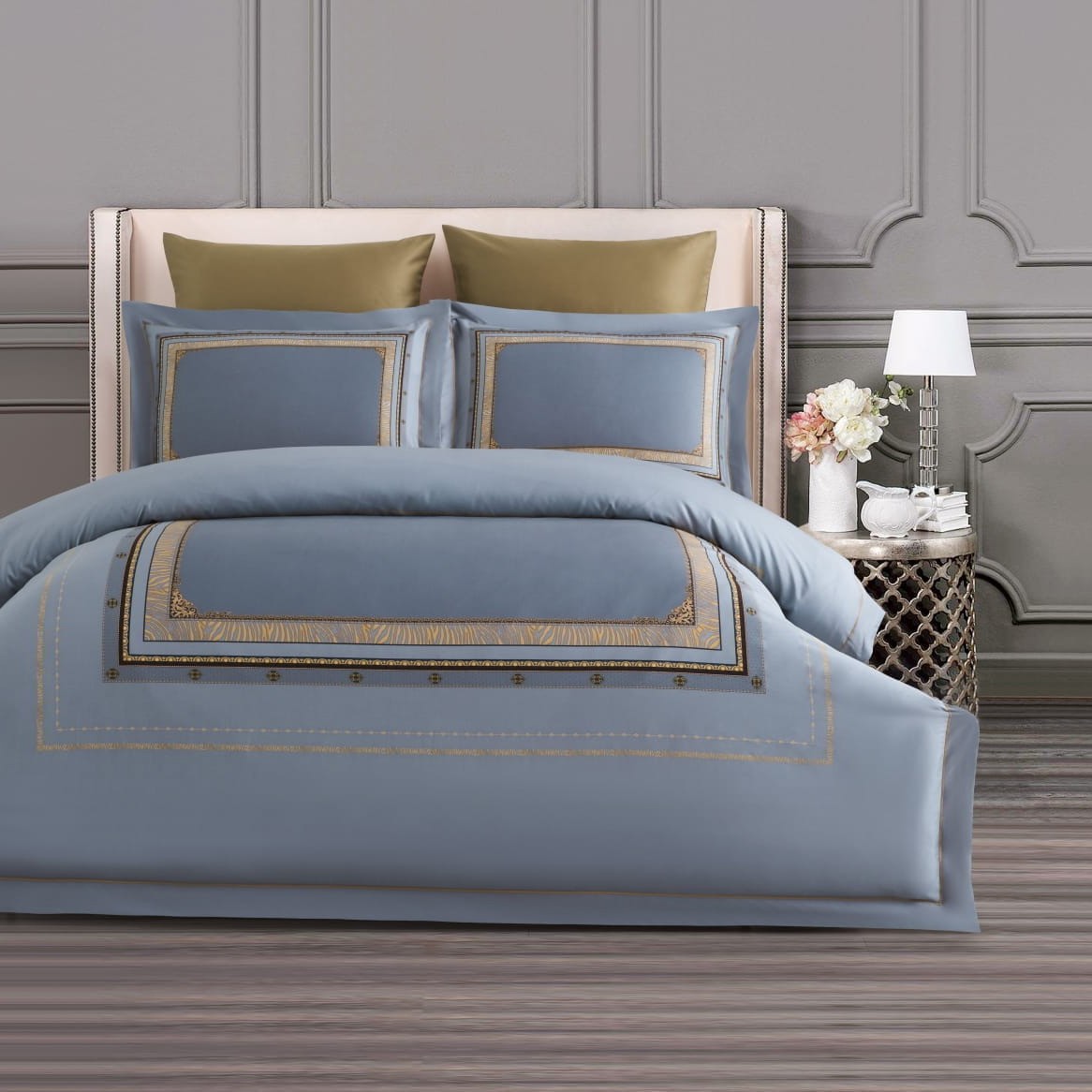 

Комплект постельного белья Arya Diamond сатин 2 Сп. 200x220 Nuit, Diamond