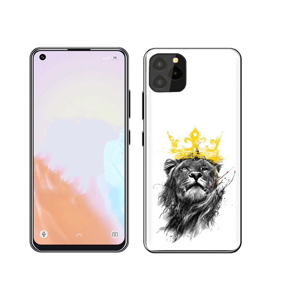 

Чехол MyPads Tocco для Oukitel C21 Pro король-лев, Прозрачный, Tocco