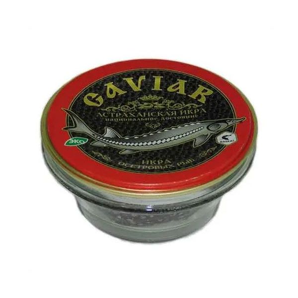 Икра стерляди черная Caviar Астраханская Икра зернистая 50 г