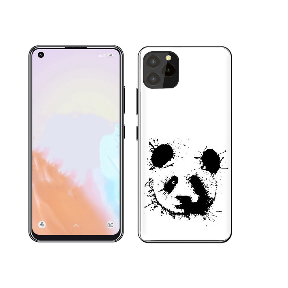

Чехол MyPads Tocco для Oukitel C21 Pro клякса-панда, Прозрачный, Tocco