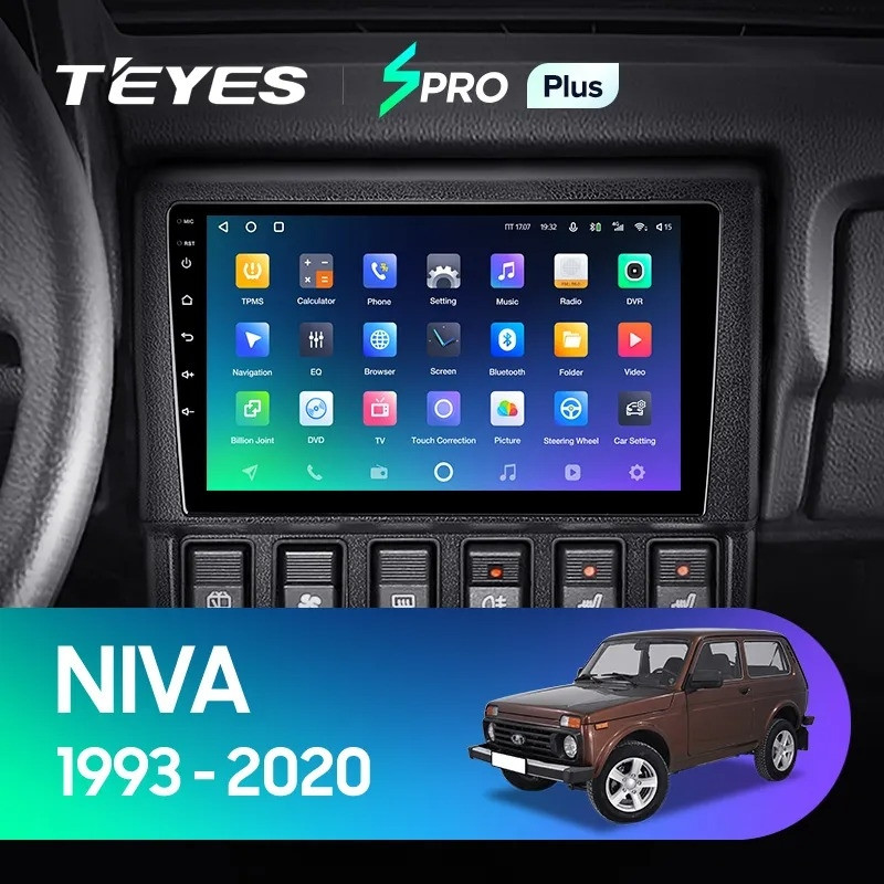 Магнитола Teyes SPRO Plus 464 для LADA Niva 1993-2020 3300000₽