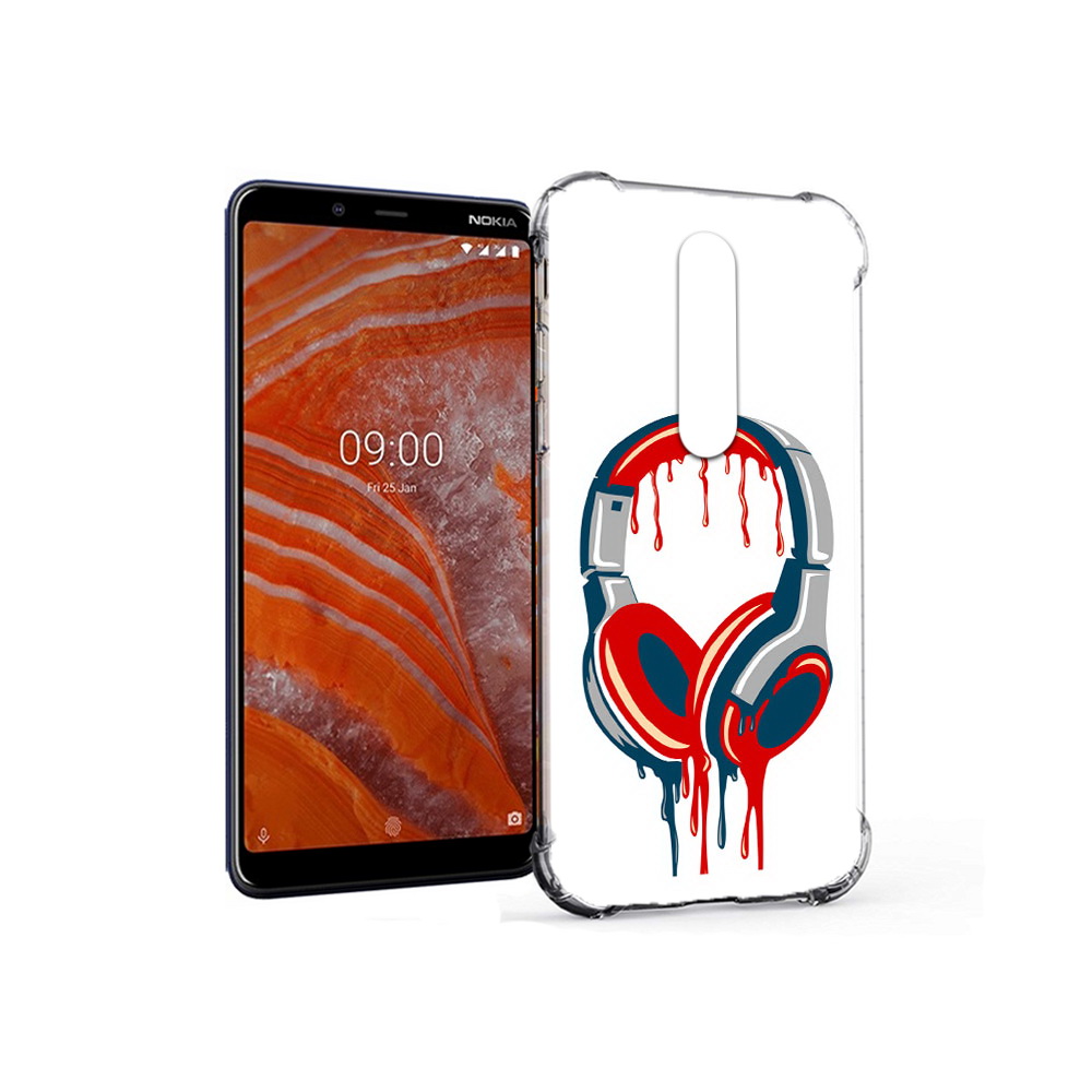 

Чехол MyPads Tocco для Nokia 3.1 Plus не делай громко (PT121397.96.517), Прозрачный, Tocco