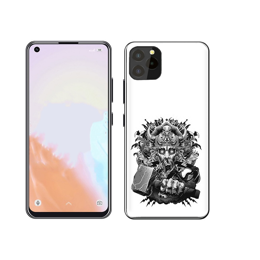 

Чехол MyPads Tocco для Oukitel C21 Pro злой тор, Прозрачный, Tocco