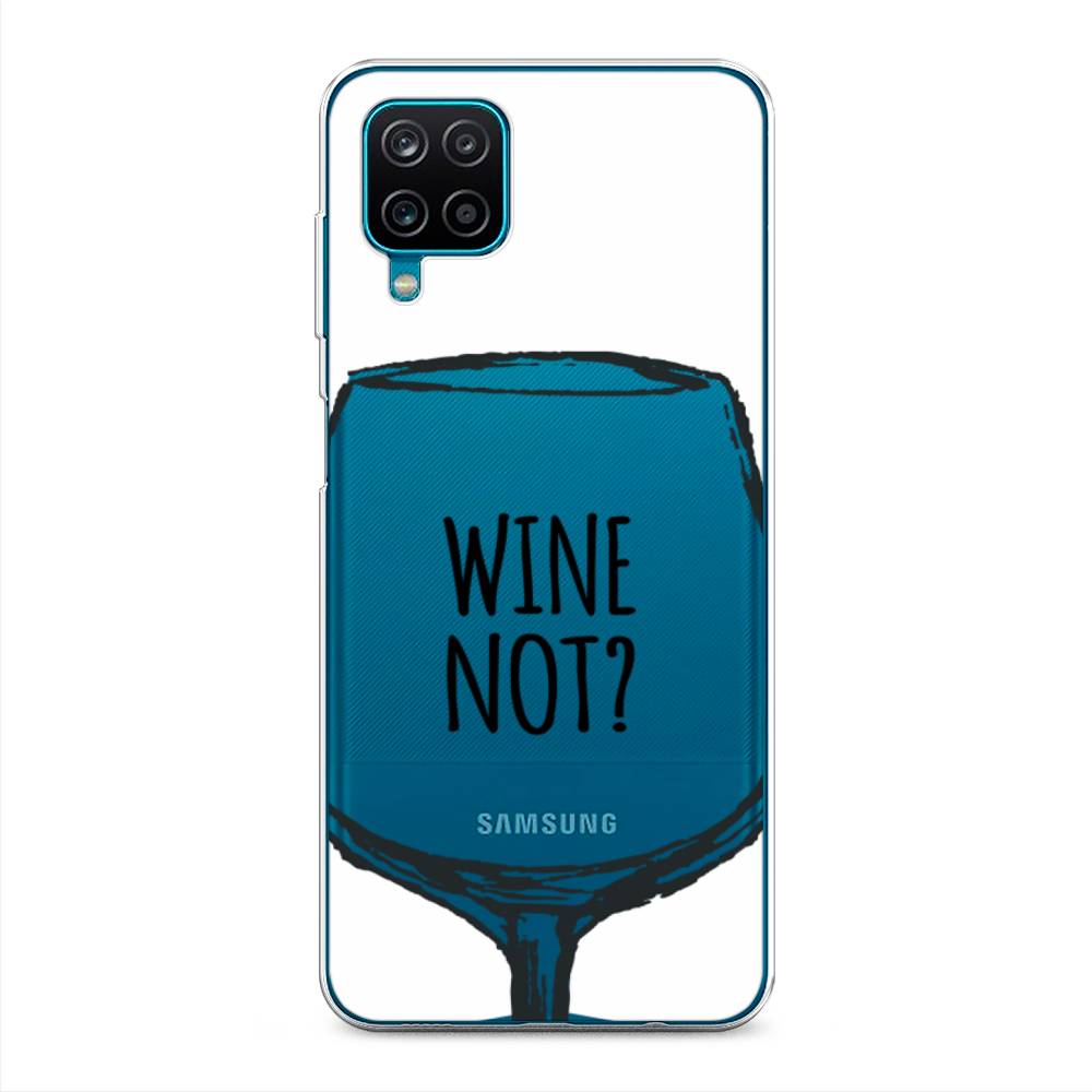 

Чехол на Samsung Galaxy A12/M12 "Wine not white", Белый, 2101650-6
