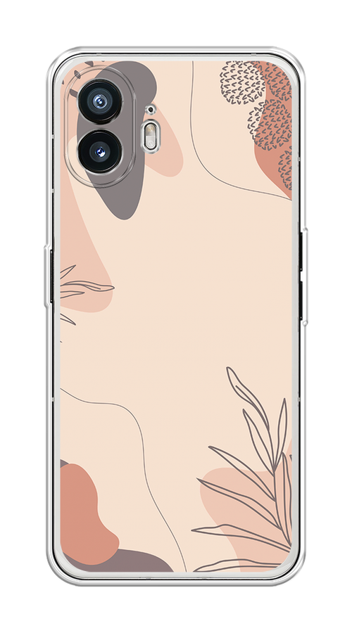 

Чехол на Nothing Phone (2) "Нюдовые тона", Коричневый;серый, 3300250-1