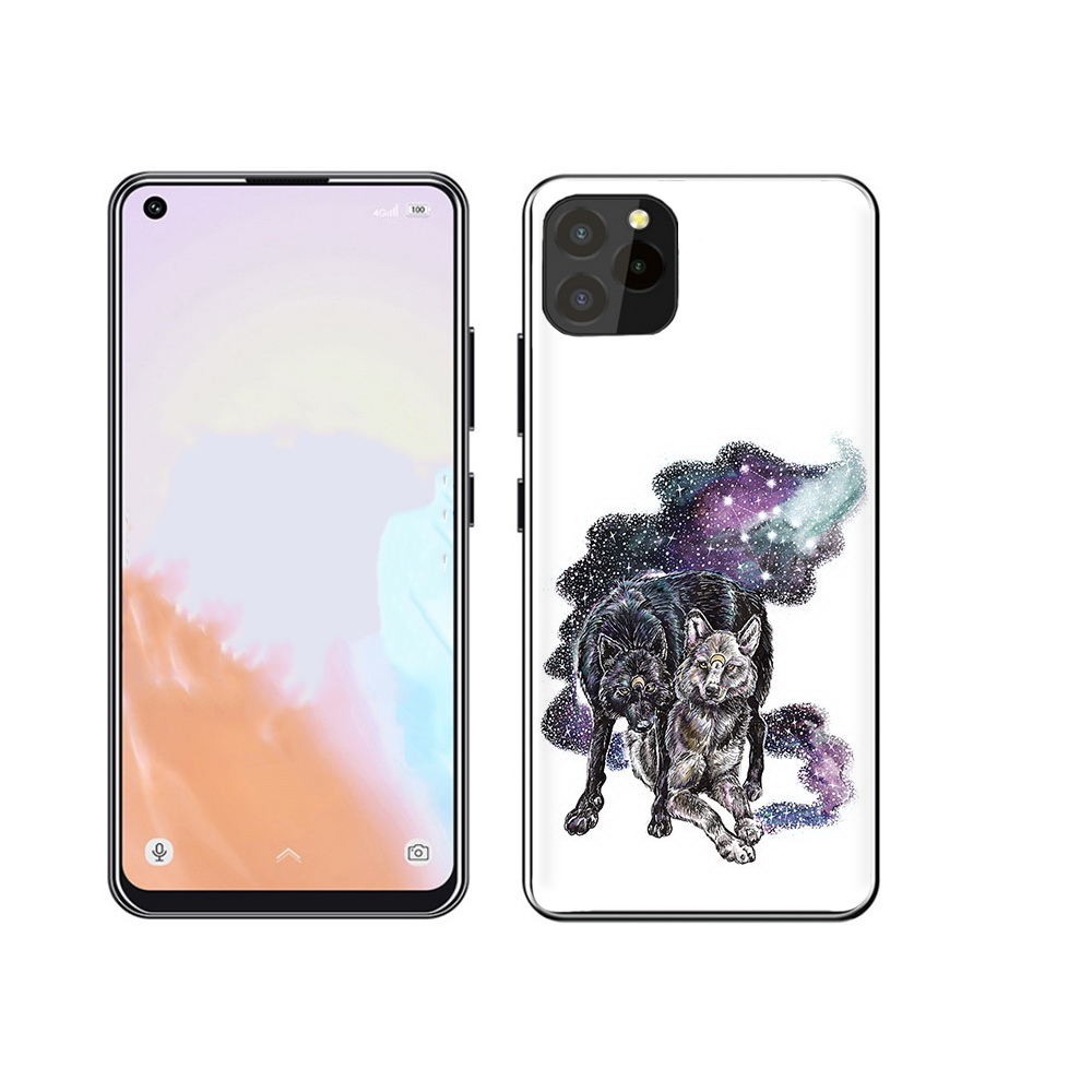 

Чехол MyPads Tocco для Oukitel C21 Pro звездные волки, Прозрачный, Tocco