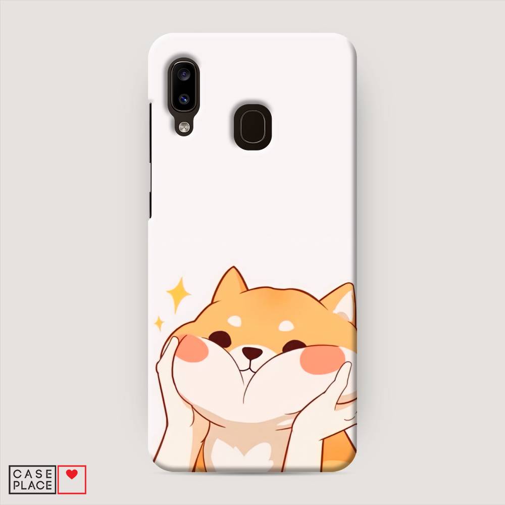 

Пластиковый чехол "Сладкий песик" на Samsung Galaxy A20, 27620-1