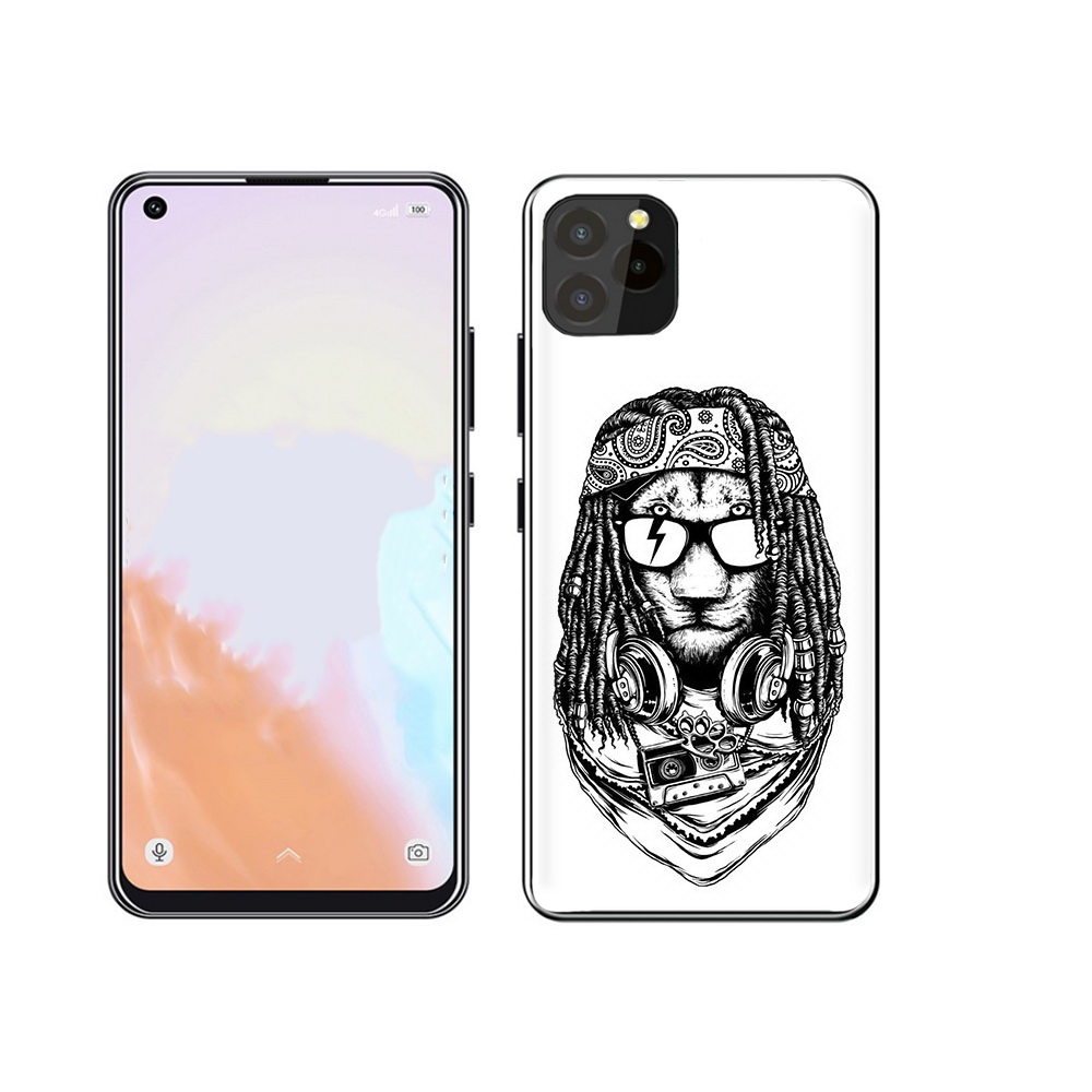 

Чехол MyPads Tocco для Oukitel C21 Pro дреды льва, Прозрачный, Tocco